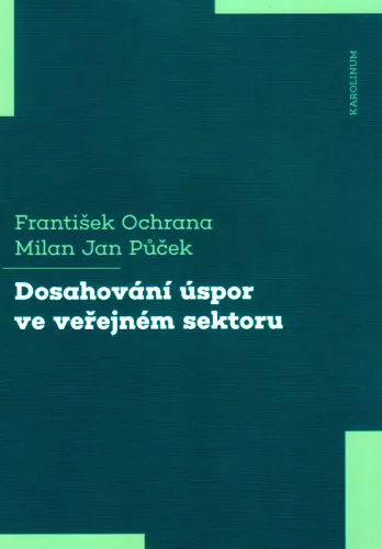 Dosahování úspor ve veřejném sektoru