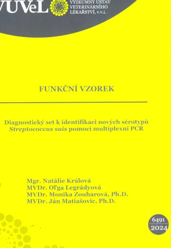 Diagnostický set k identifikaci nových sérotypů Streptococcus suis pomocí multiplexní PCR