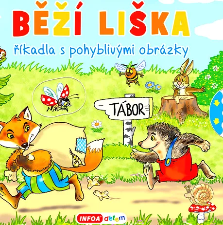 Běží liška říkadla s pohyblivými obrázky