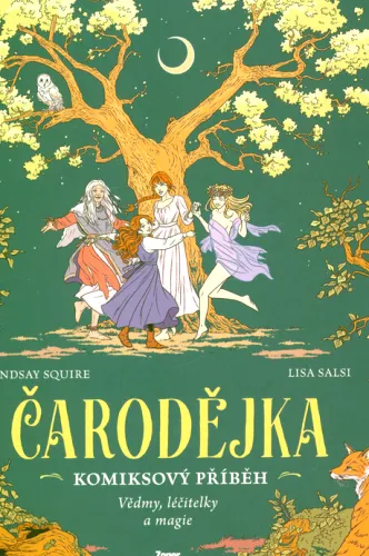 Čarodějka komiksový příběh - vědmy, léčitelky a magie