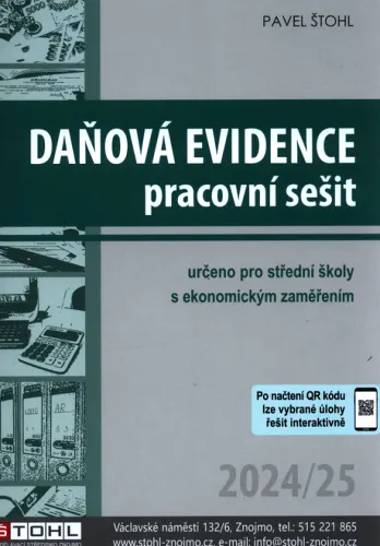 Daňová evidence pracovní sešit - dle právního stavu k 1.1.2024